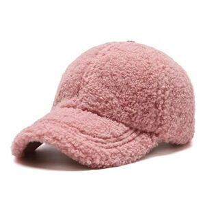 NEW! COZY Faux Lambs Wool Baseball Trucker Lounge Cap Hat